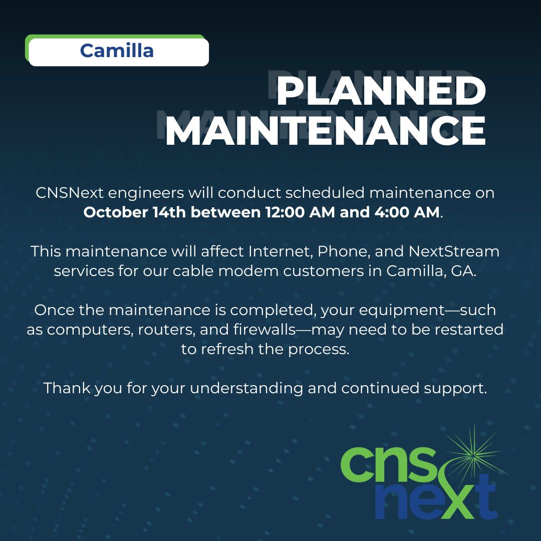 Planned Maintenance